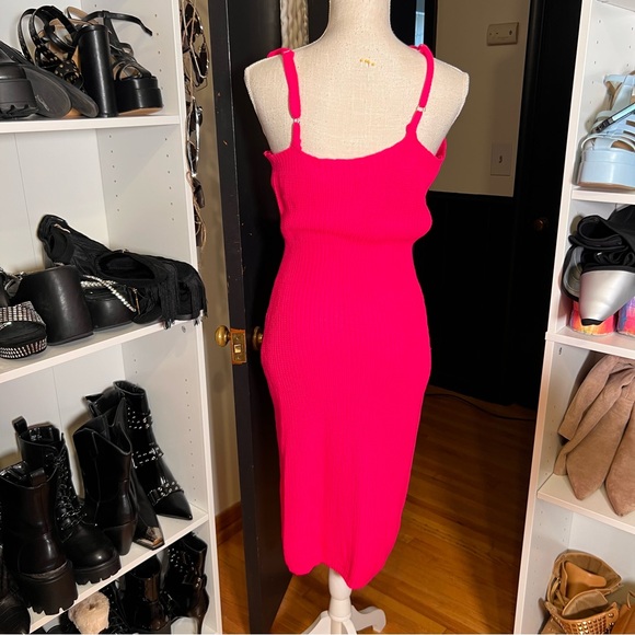 Perfect Cuddle Sweater Dress Set - Hot Pink - Sz 1X - Picture 6 of 6